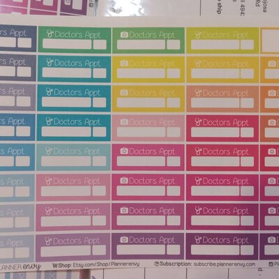 Planner Stickers Erin Condren Life Planner ECLP 10 Full Box Green to Do ...