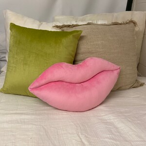 Fluffy Pink Heart Shaped Decorative Pink heart pillow | Etsy