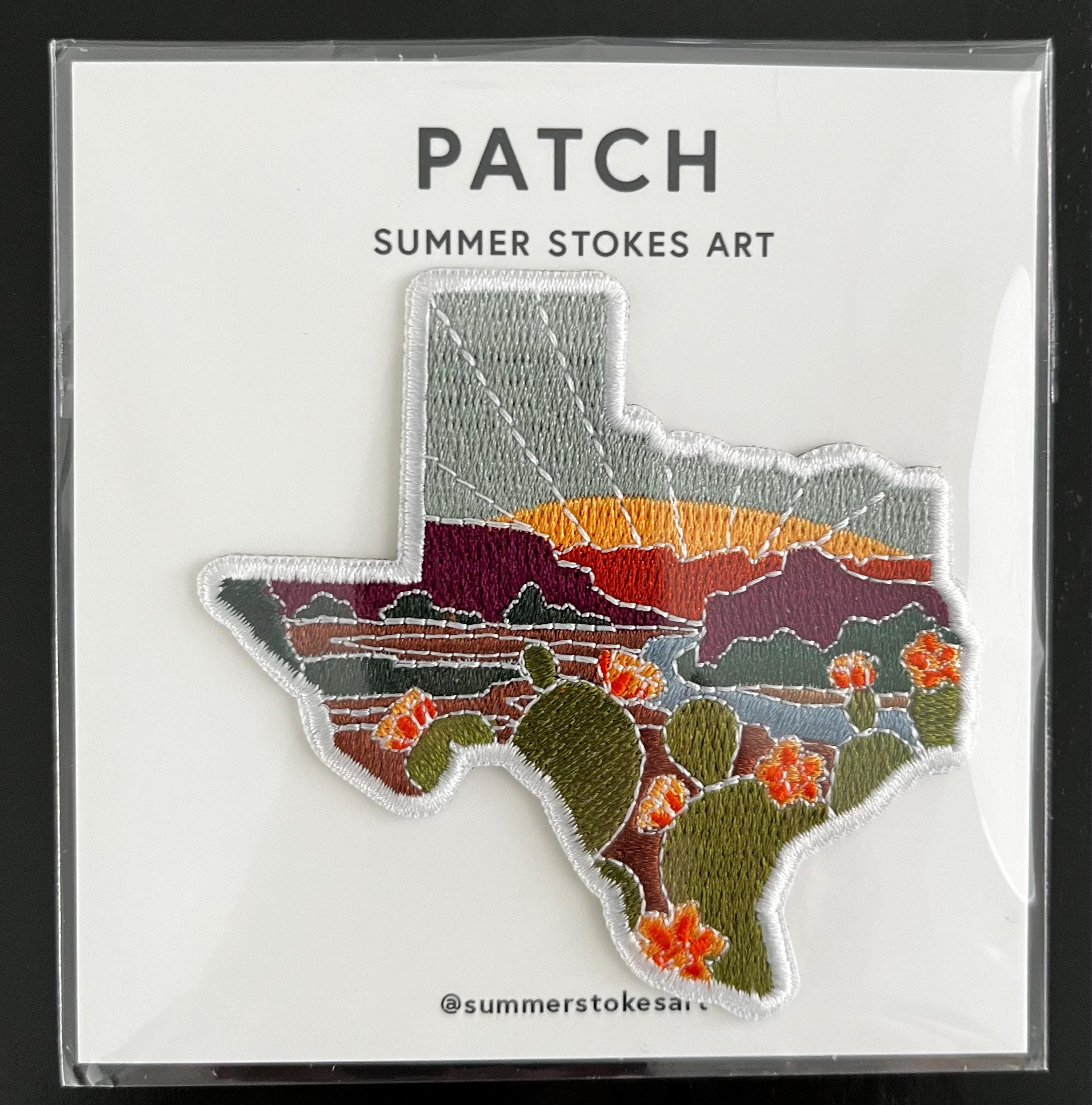 Texas Iron-On Patch | 2.5&quot; Patch | Embroidered Sew-on or Iron-on Applique
