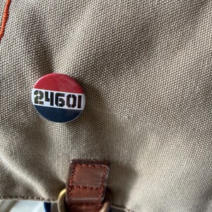 24601 Button Badge - Jean Valjean's Prisoner Number - Les
