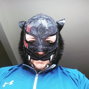 Tiger mask bullet club portachiavi lucha libre mask luchador maschera Abbigliamento Abbigliamento bambino Costumi e maschere 