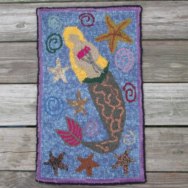 Sheep With Posies 12 Inch Round Original Hand Hooked Rug - Etsy