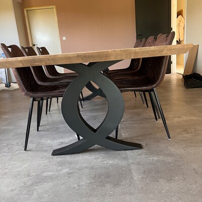 Handmade Dining Table Legs With Unique Design for Premium Table Tops