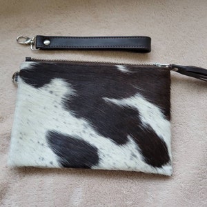 Real Cowhide Wristlet Clutch Purse Wallet Western Handbag - Etsy