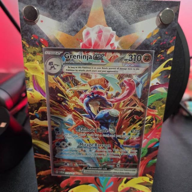 ゲッコウガ EX SAR カスタムポケモンカードディスプレイフレームケース