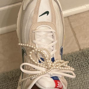 Pearl Tassel Shoelace Charm for Sneakers | Handmade DIY