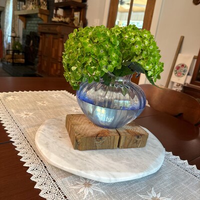 Pedestal Wood Block Risers, Reclaimed Wood Riser, Farmhouse Decor ...