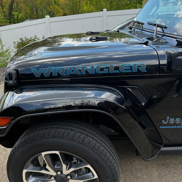 FITS 2018-2026 Jeep Wrangler Hood Letters Vinyl Graphics - Etsy