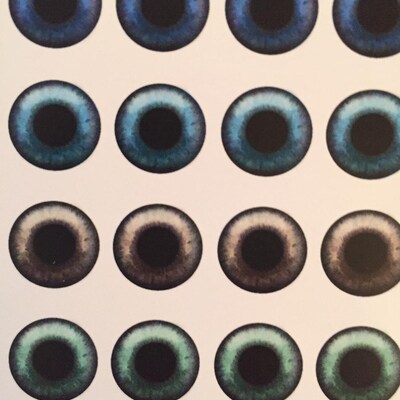 7 Printable REALISTIC Eyechips for Pullip and Neo Blythe Dolls - Etsy