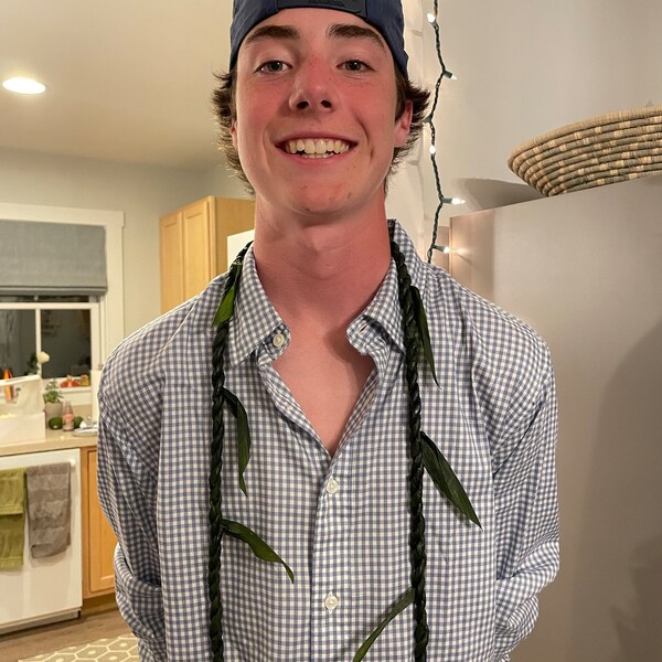 Ti Leaf Lei - Hawaiian Lei - Graduation Lei - Wedding Lei - Ships Fresh ...