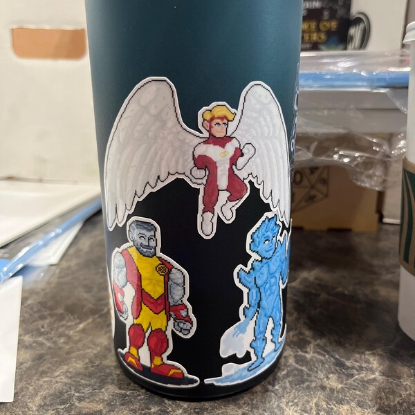 Vex‘ahlia Vessar Half-elf Ranger Pixel Art Vinyl Sticker Critical Role ...