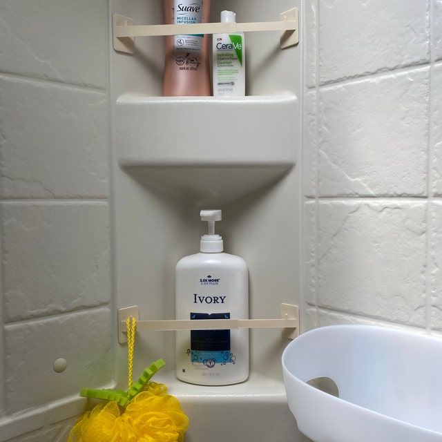 MICTUNING RV Shampoo Bottle Holder Fence Trailer Bathroom Corner