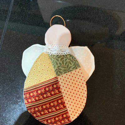Quilted Angel Christmas Ornament Pattern Instant PDF Pattern With Photo ...