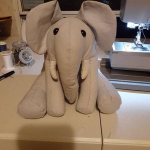 Elephant Plush Toy Sewing Pattern PDF INSTANT DOWNLOAD - Etsy