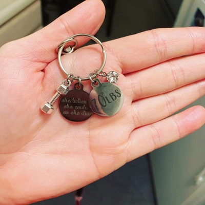 Personalized Weight Watchers Charms Journey Keychain, Weightloss ...