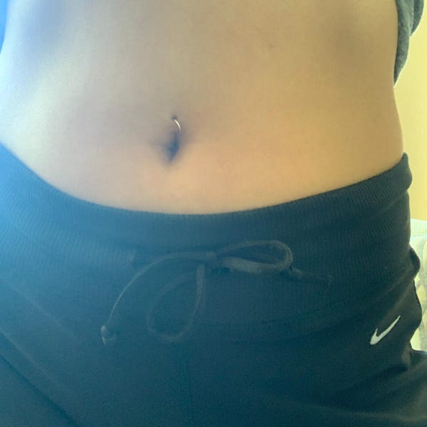 BELLY RING HOOP Belly Button Jewelry Seamless Twist Hoops Piercing Gold Belly Ring Rose Gold