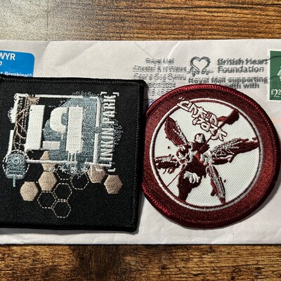 Freemason O.E.S. Star Iron-On Round Patch | Motorcycle Patches - Foto 13