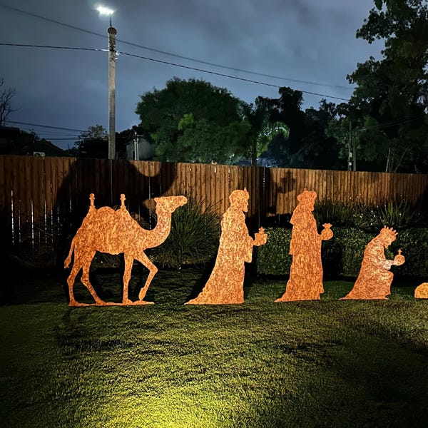 6ft Nativity Scene Template Set Life-size, Printable Trace and Cut ...