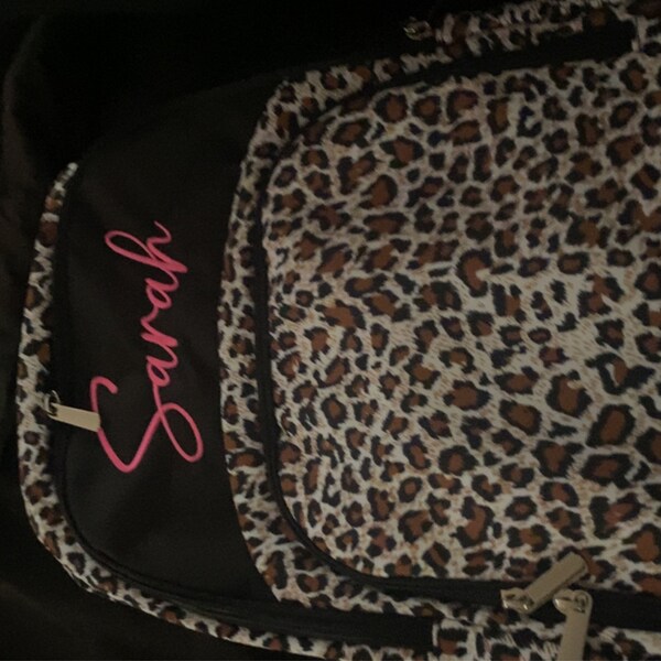 Leopard Backpack and Lunch Box Set - Etsy