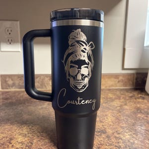 Stanley No Spill Quencher Protour Flip Straw Tumbler Name Engraved