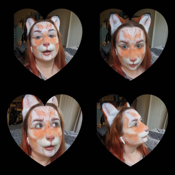 Unpainted Silicone Prosthetic Cat Nose / Cheeks / Rabbit - Etsy