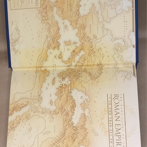 Ancient Rome Map - Vintage Parchment Style Roman Empire Map, Ancient ...