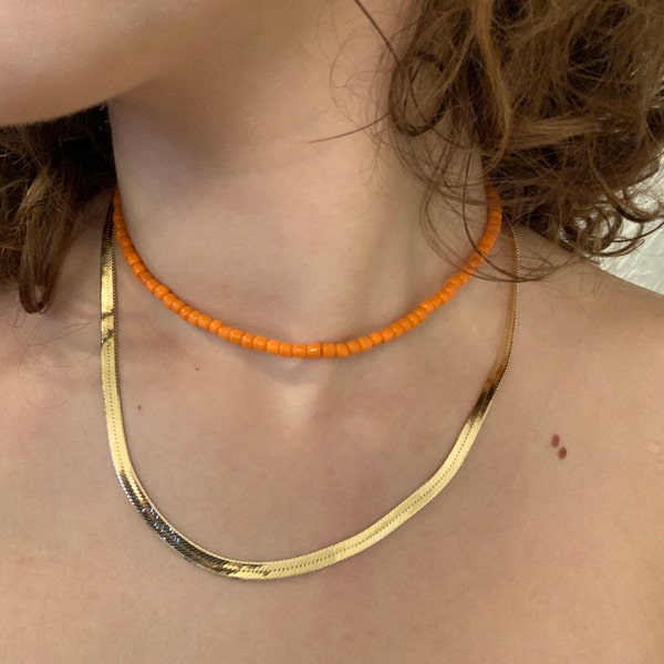 Orange Choker main image 1