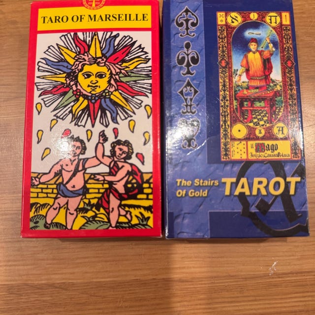 Rare Stairs of Gold Tarot by Tavaglione 78 Cards Deck - Ancient