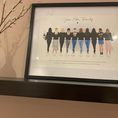 Family Hand Print A4 A3 Mother Father Baby New - Etsy UK