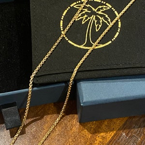 14K Yellow Gold 3.5mm Miami Cuban Link 18 inch Chain