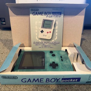Game Boy Pocket [ice Blue] – Replacement Box - Etsy