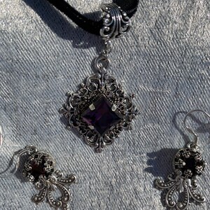 Dark Ruby Red/garnet Filigree Flapper 1920's Style Antique | Etsy