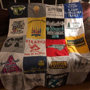T-shirt Quilt Blanket Memory Blanket graduation gift | Etsy