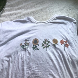 Wildflowers T Shirt, Bo Ho Shirt, Hippie Tee, Beach Tee, Summer Tee ...