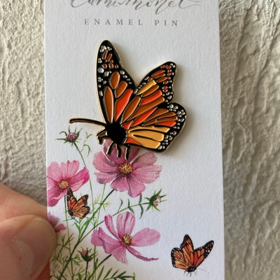 Monarch Butterfly Enamel Pin Butterfly Enamel Pin Orange Enamel Pin Monarch Butterfly Enamel Pin Butterfly Enamel Pin Orange Enamel Pin