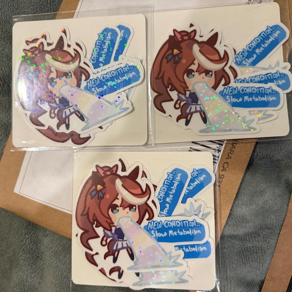 Uma Sticker Set Assorted Uma Musume Stickers - Etsy