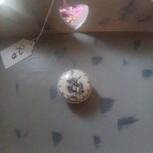 Keramik-Knopf Runde Schublade pull Landstil Knopf mit drei | Etsy