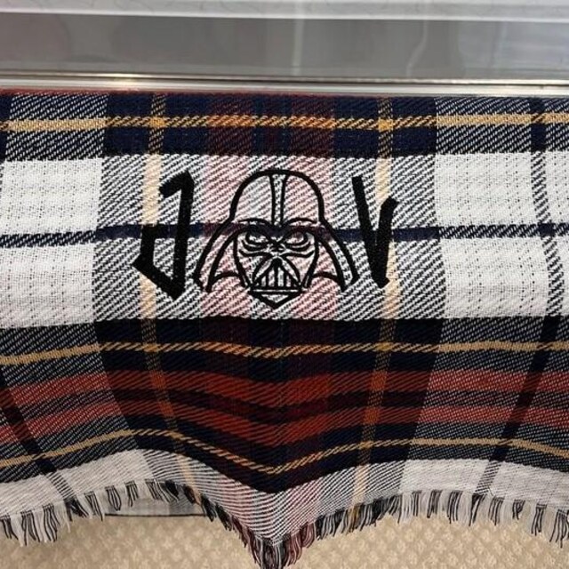 スターウォーズのダース・ベイダー スケッチ デジタル刺繍機