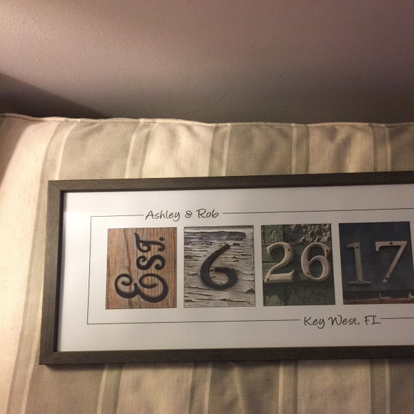 Custom Wedding Gift, Personalized Wedding Sign, Wedding Gift for Couple ...