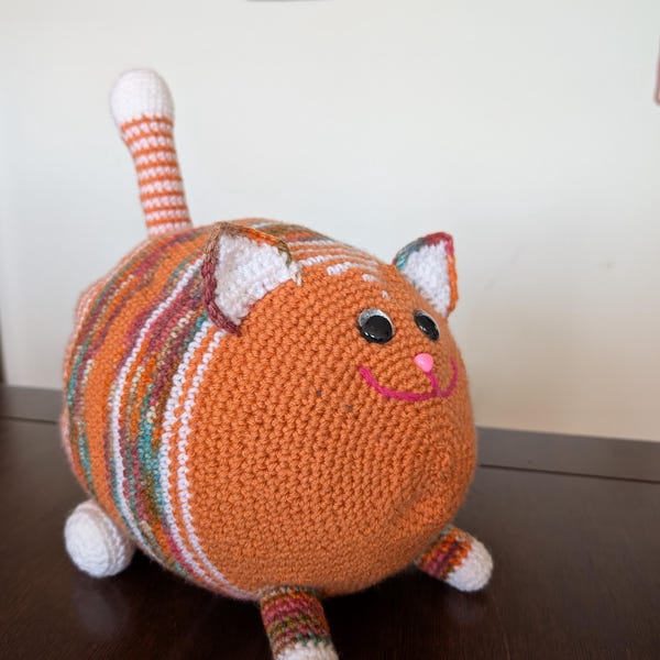 Stiped Cat Pattern Striped Cat Crochet Pattern – Amigurumi Plush Toy PDF - Etsy
