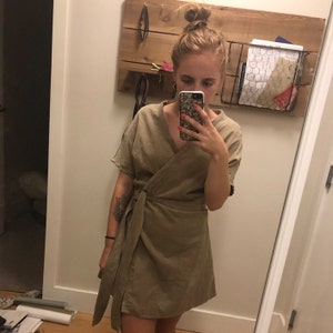 bellbird wrap dress
