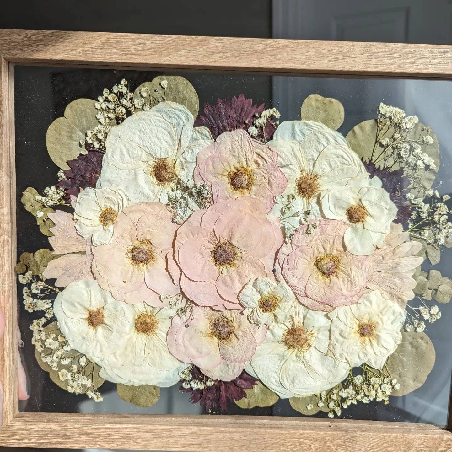 Preserved flowers from Laura's etsy review