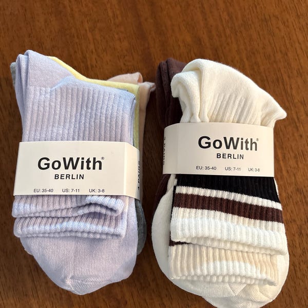 GoWith Men's Bamboo Running Socks, 5 Pairs Box, Quarter Calf, Soft And