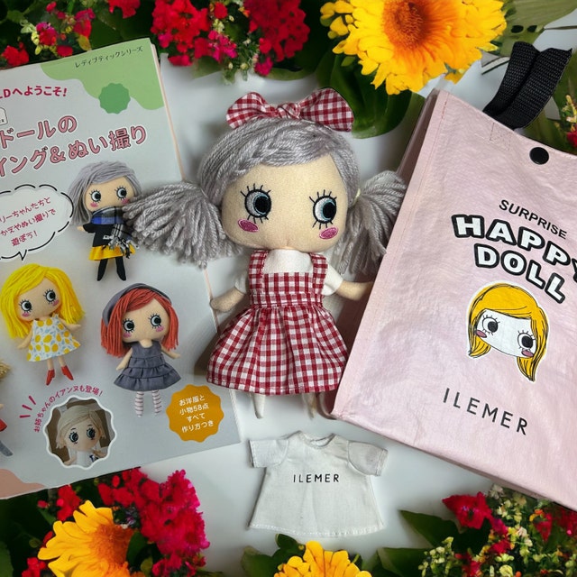 Ilemer Happy Doll Dress-Up Sewing & Plush Doll Pictures - Japanese