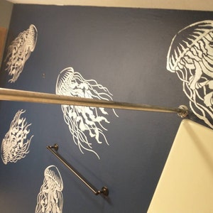 Rain Wall Stencil - Stencils For Painting Walls - Try Stencils Instead Of Wallpaper Modern Designs Diy Home D Cor Best By