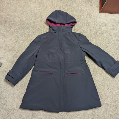 PDF Sewing Pattern. Women Shawl Collar Jacket luffa size - Etsy