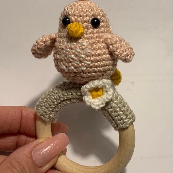 Amigurumi Bird Baby Rattle Crochet Pattern – 5 Languages (PDF Pattern ...