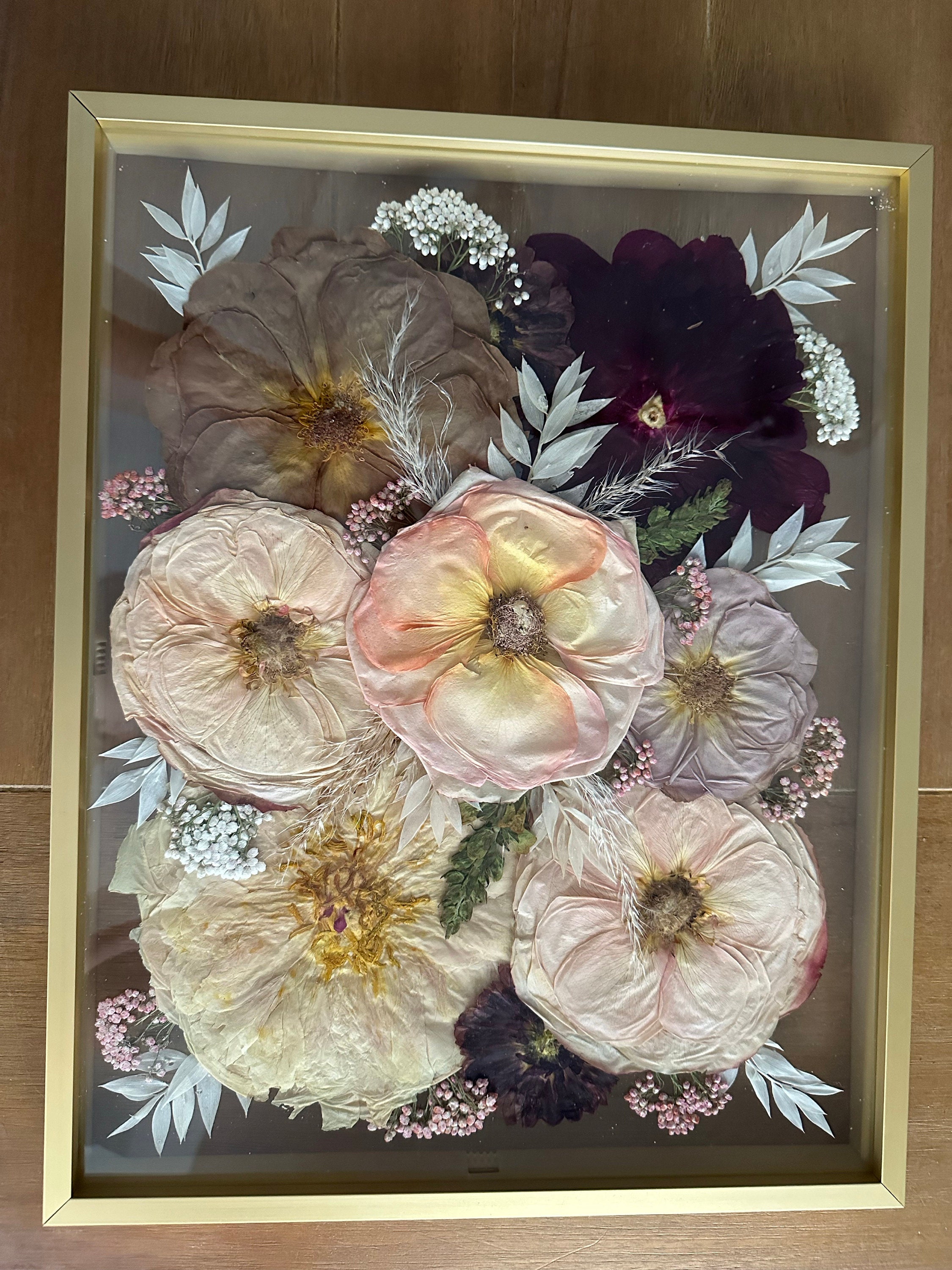 Preserved flowers from Katelyn's etsy review