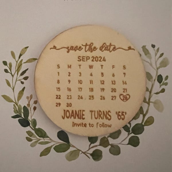 Personalized Save The Date Calendar Magnet Card Envelope Laser Personalized save the date calendar magnet card envelope laser