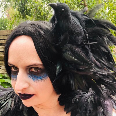 moira rose crow headpiece